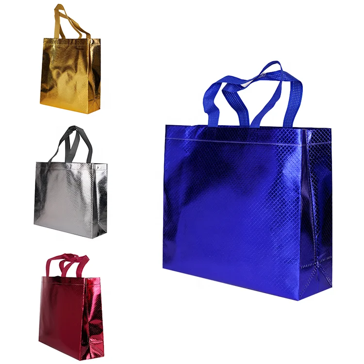 Colorful Aluminium Foil Coated Non-woven Tote Bag
