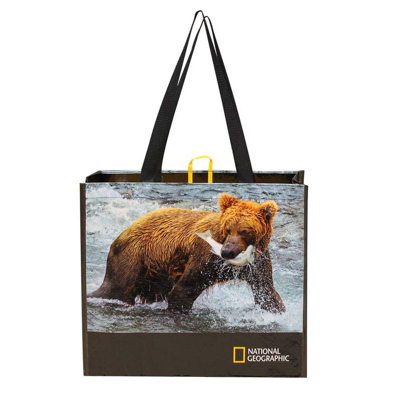 Laminated Rpet Plastic Tote Bag