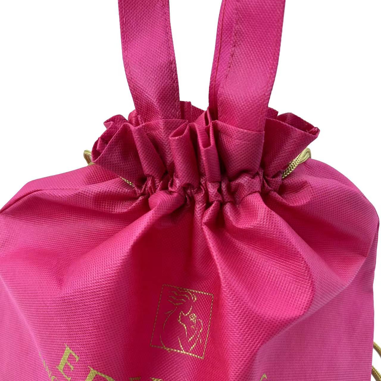 Non Woven fabric Drawstring Pouch Dust Bag