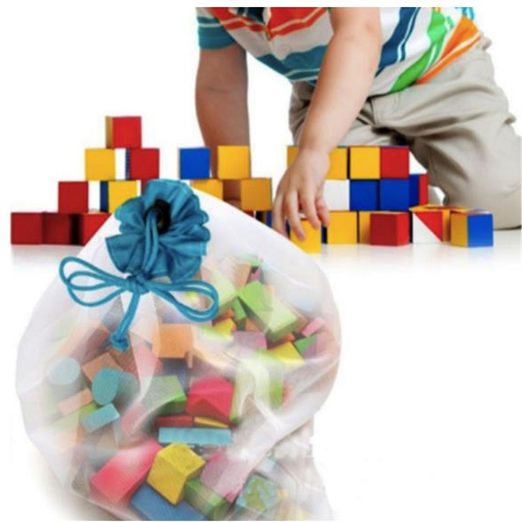 Small Packaging Mesh Drawstring Bag