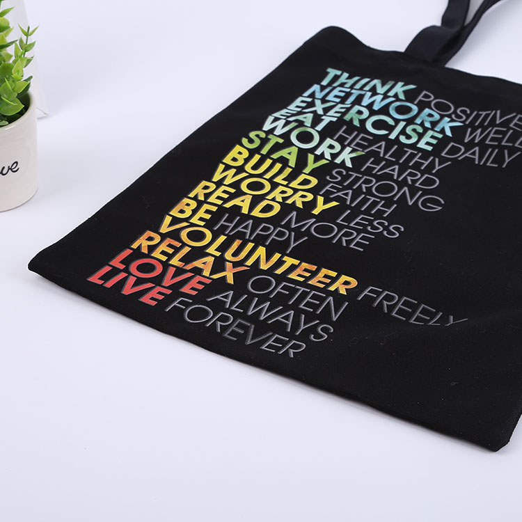Cotton Canvas Tote Shopping Bag