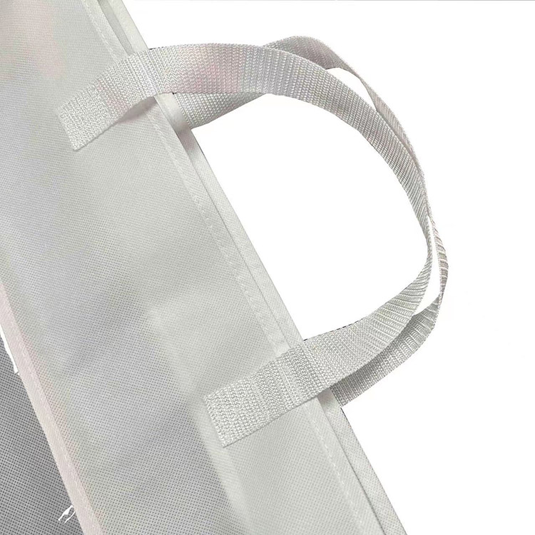Quilt Non Woven Fabric Zipper Storage Bag
