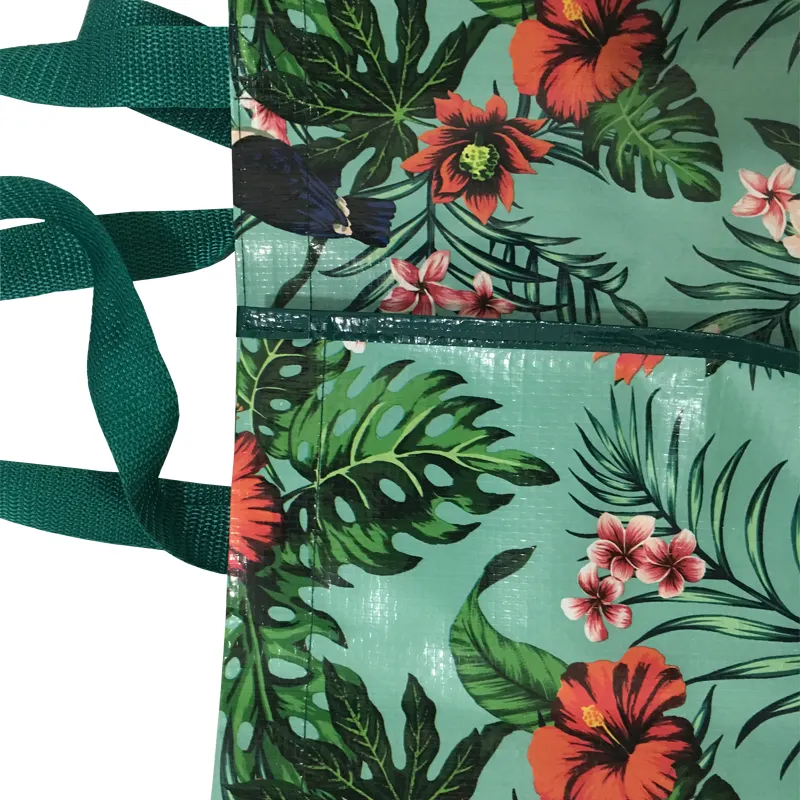 Hot-selling Recycled PP Laminated Woven Shopping Bags for Women, Durable Handbags