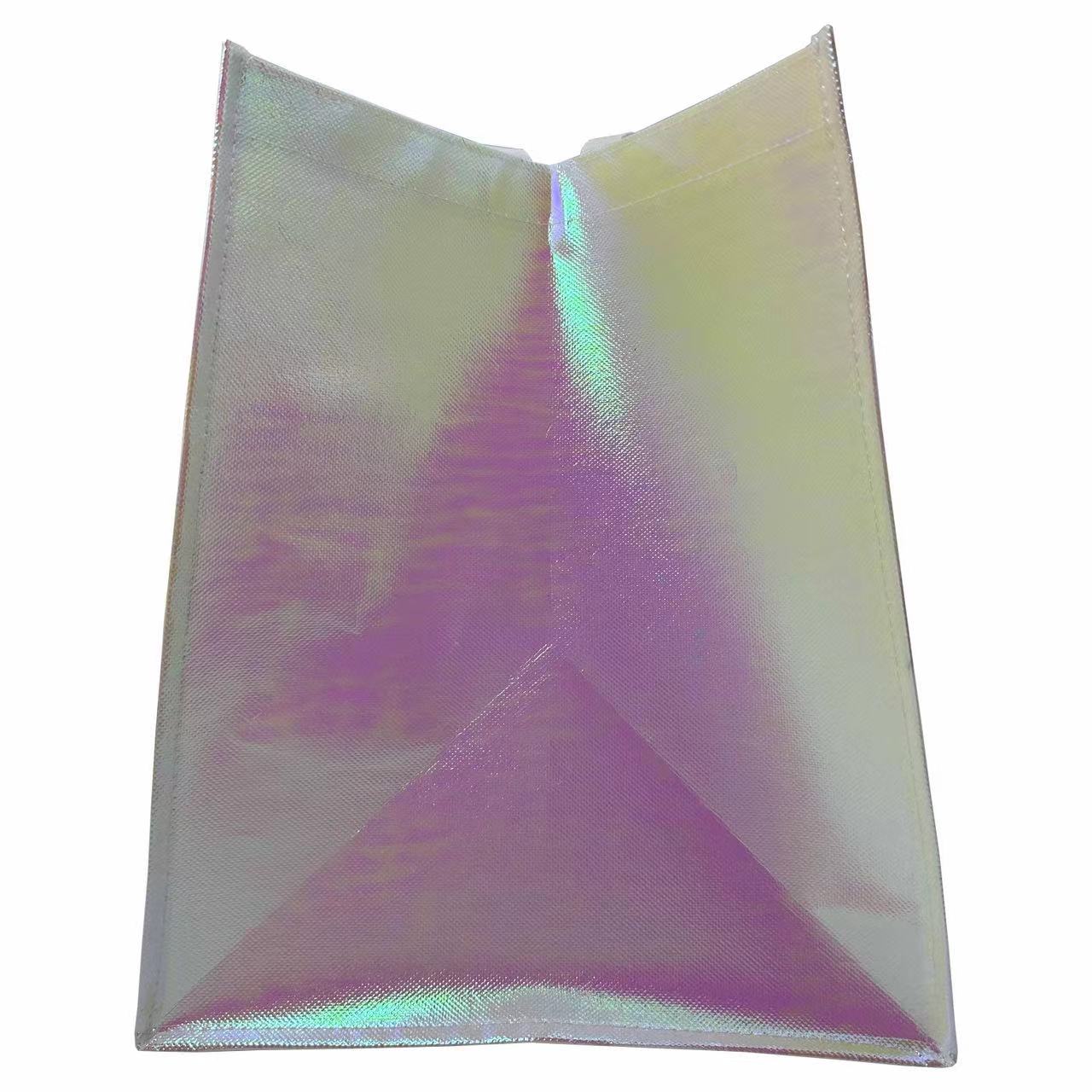Holographic Metallic Shiny Laminated Non Woven Bag