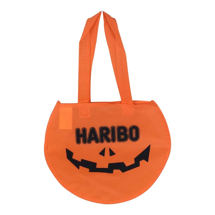 Round printed non-woven handbag for festival