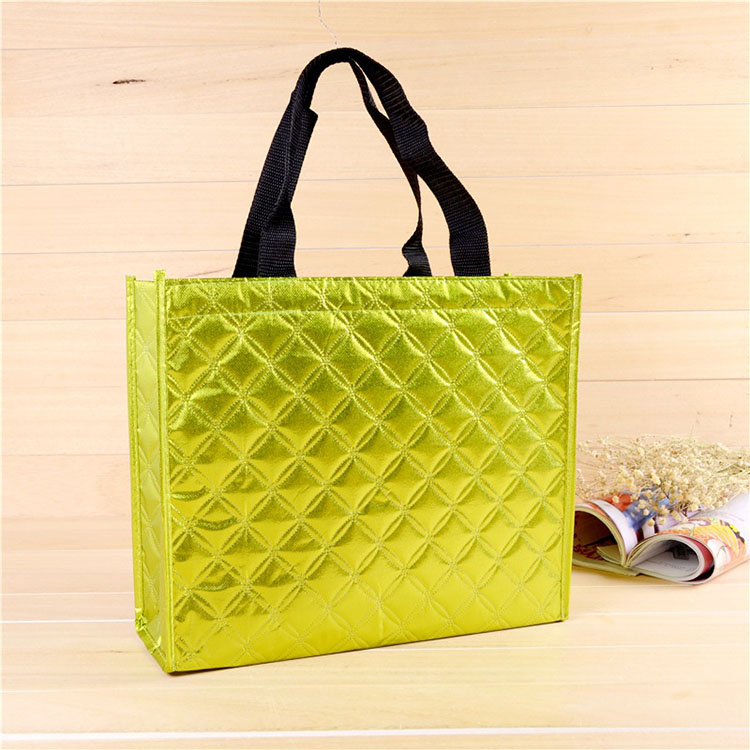 Metallic Laminated Non Woven Tote Bag