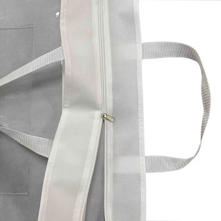 Quilt Non Woven Fabric Zipper Storage Bag