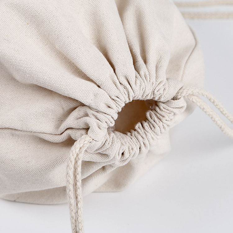 Reusable Cotton Canvas Drawstring Bag