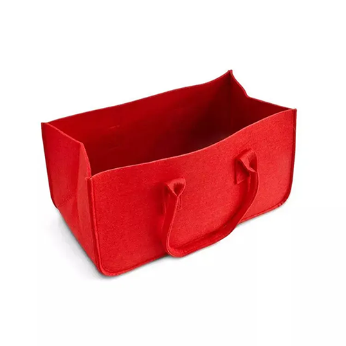 Two Straps Felt Tote Bag