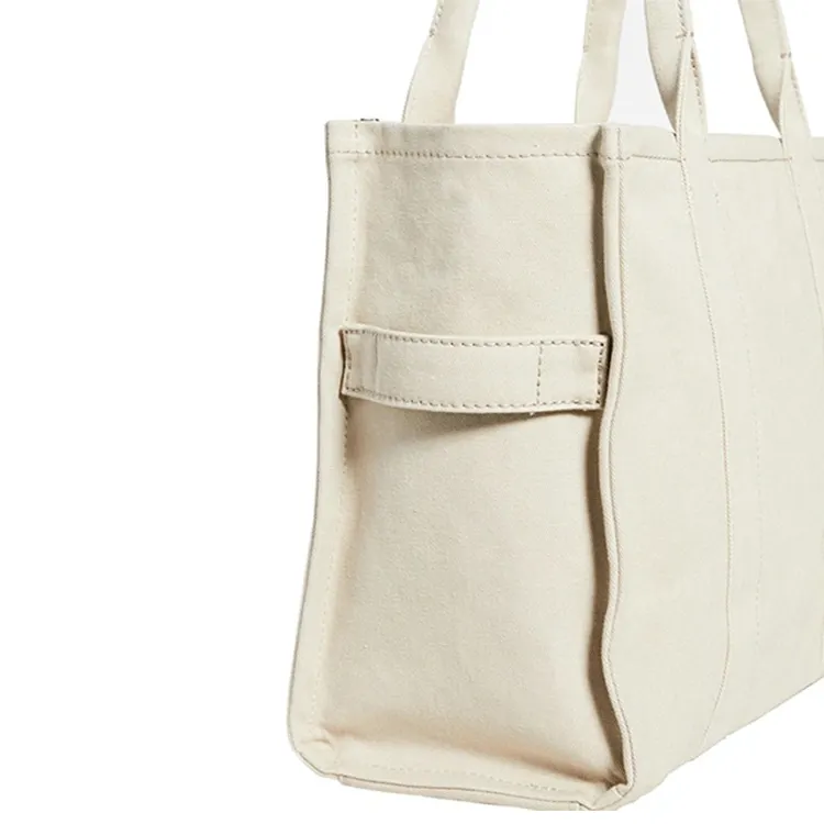 Wholesale Supply of Product Logo Printed Canvas Handbags with Logo Cotton Bags