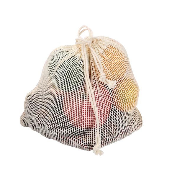 Vegetable Mesh Drawstring Bag
