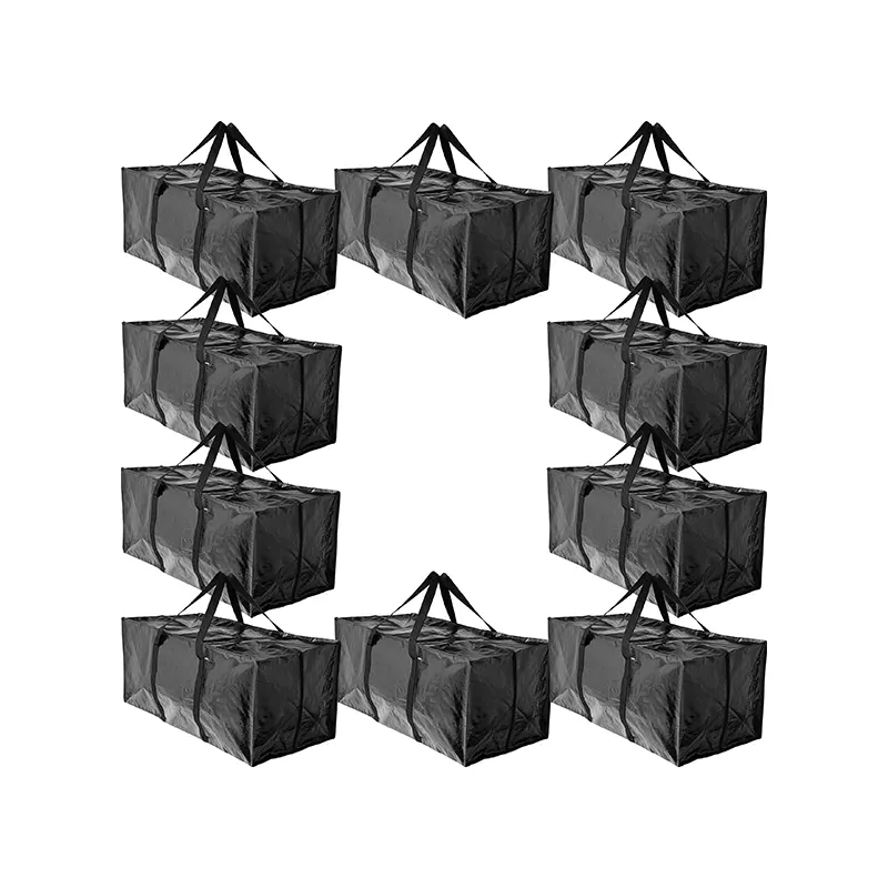 Eco-Friendly Laminated PP Non-Woven Fabric Reusable Custom Shopping Bags with Logo Prints