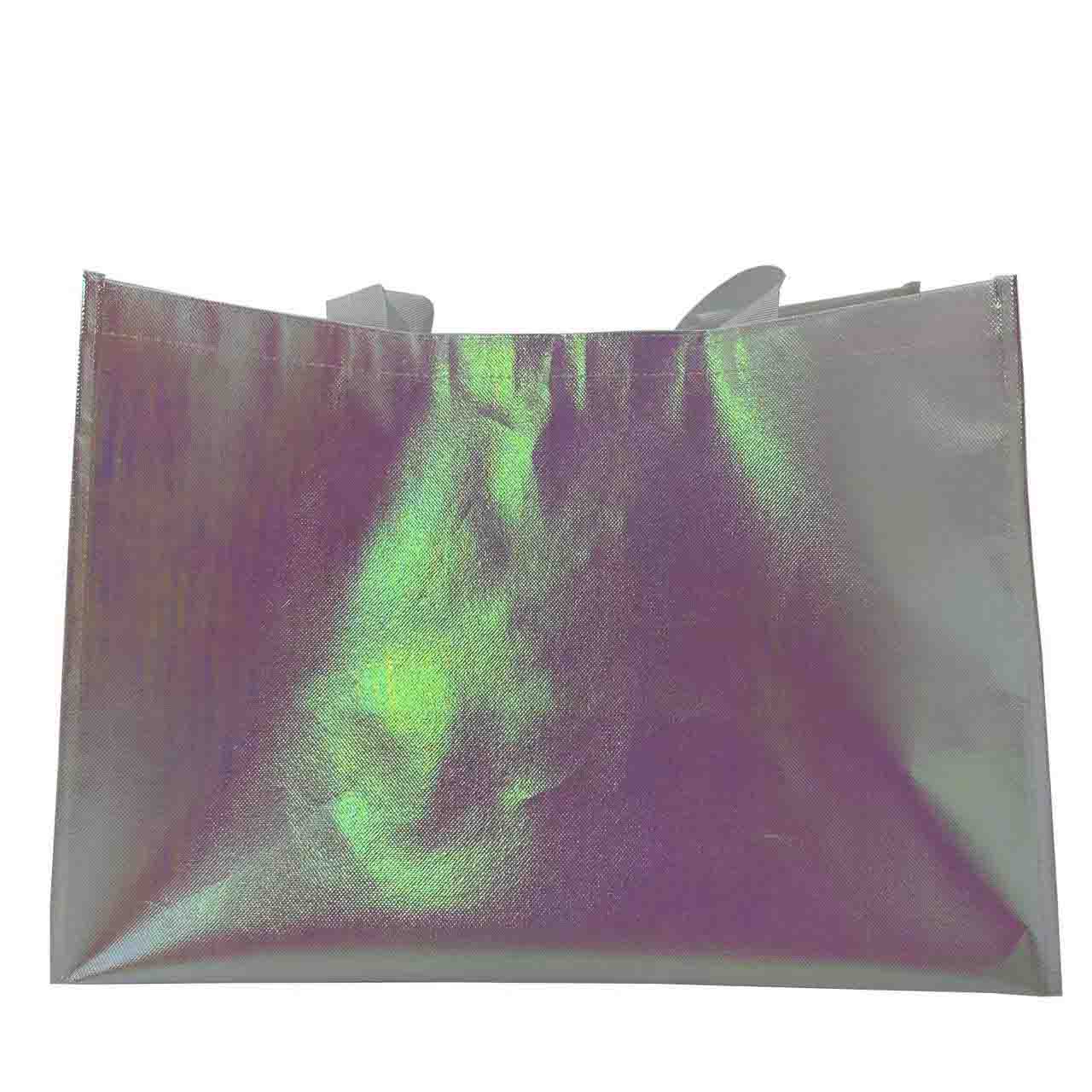 Holographic Metallic Shiny Laminated Non Woven Bag