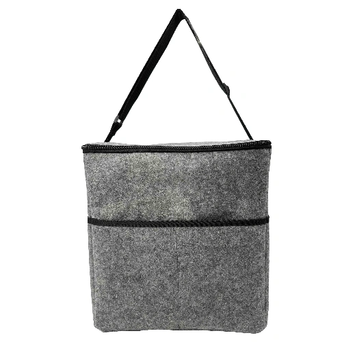 Insulated Lunch Bags for Work, Office and School Picnics, Lunch Cooler Bags, Leak-proof Lunch Felt Bags, with Adjustable Shoulder Straps