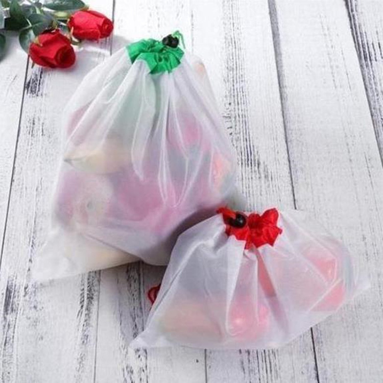 Small Packaging Mesh Drawstring Bag