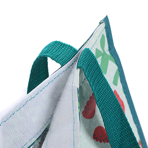 Recycled cooler tote bag