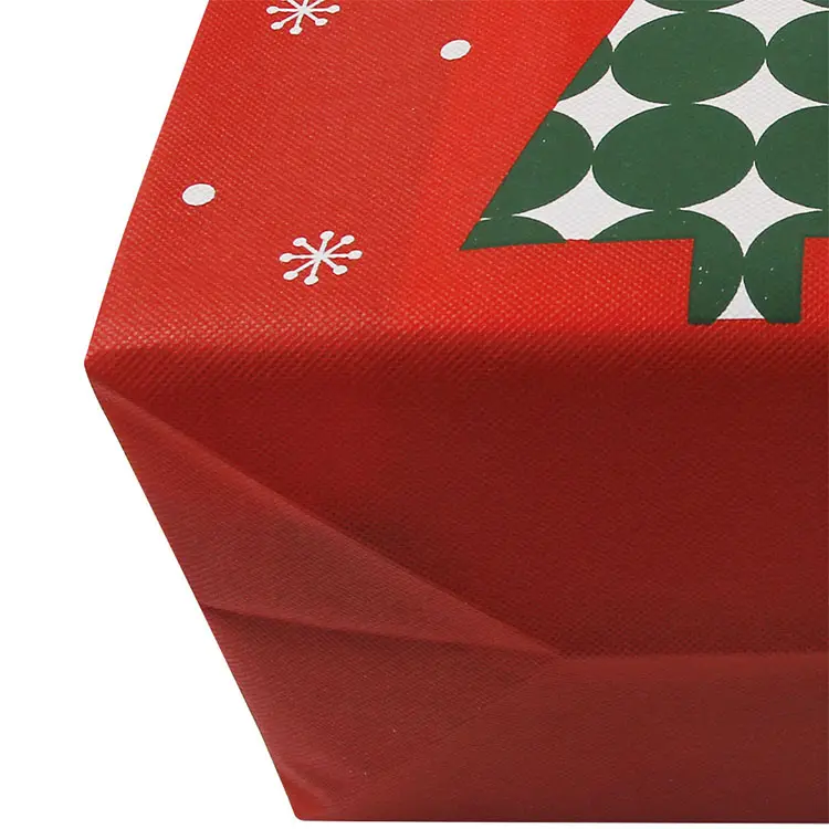 Festival Eco-friendly PP Non-woven Fabric Food Bags Laminated Non-woven Fabric Shopping Handbags with Printed Logos