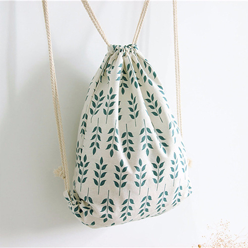 Reusable eco friendly Drawstring bag