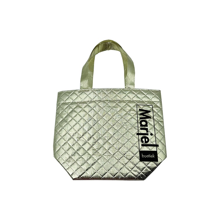 Reusable Laminated Non-Woven Shiny Gift Bag Shopping Bag