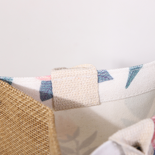 Waterproof Jute Burlap Tote Bag
