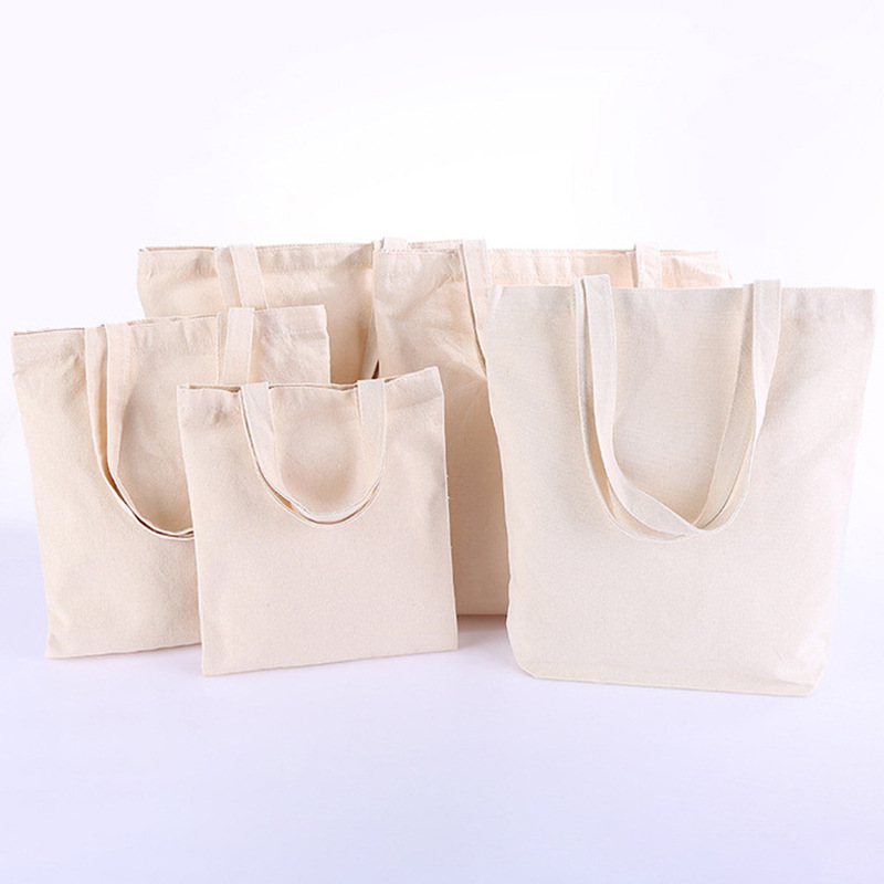 Solid Color Canvas Tote Bag Canvas Shoulder Bag