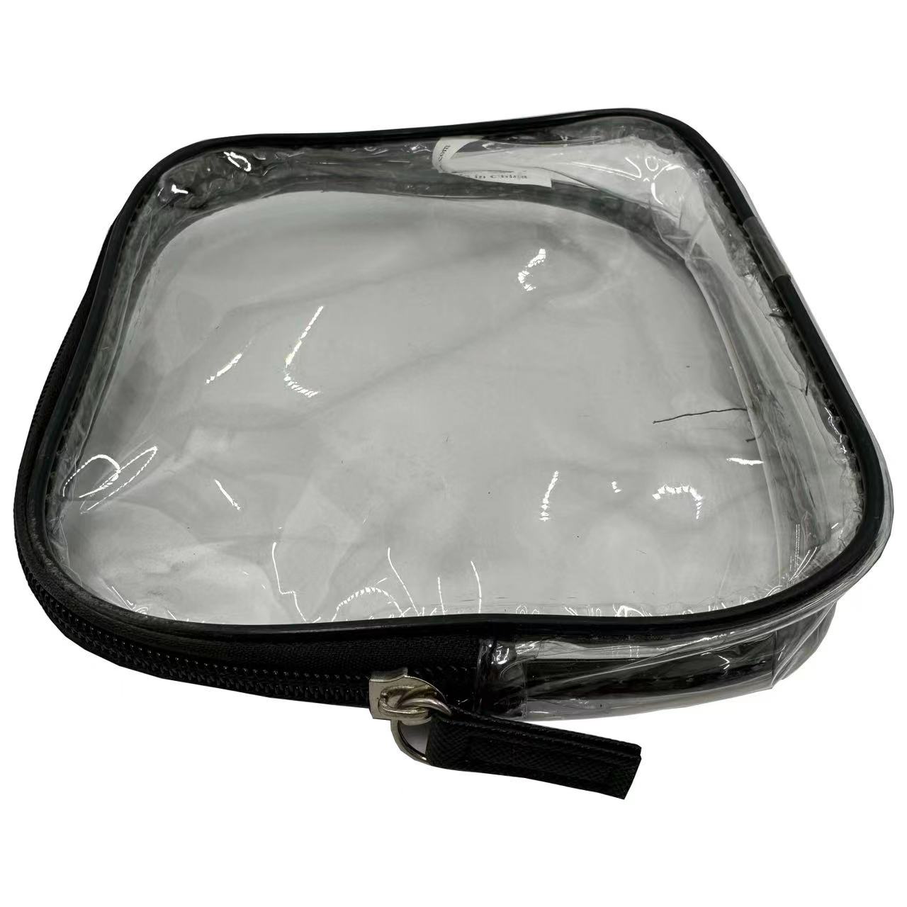 Cosmetic organizing bags with zipper
