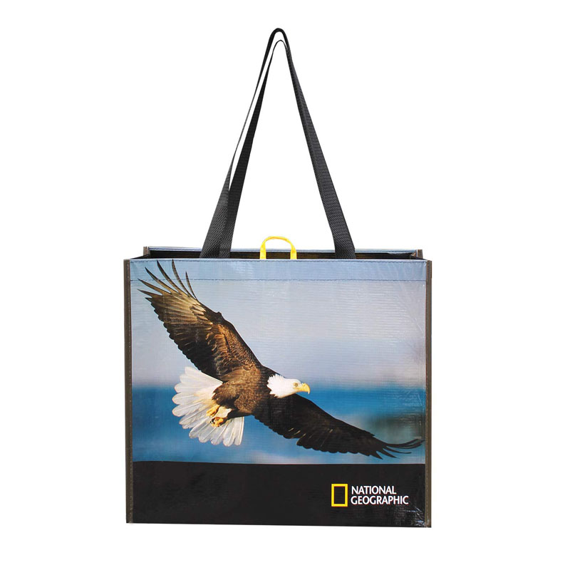 Laminated Rpet Plastic Tote Bag