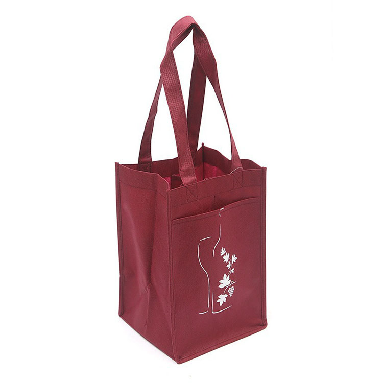 4 Bottles Non Woven Wine Bag