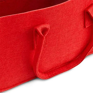Two Straps Felt Tote Bag