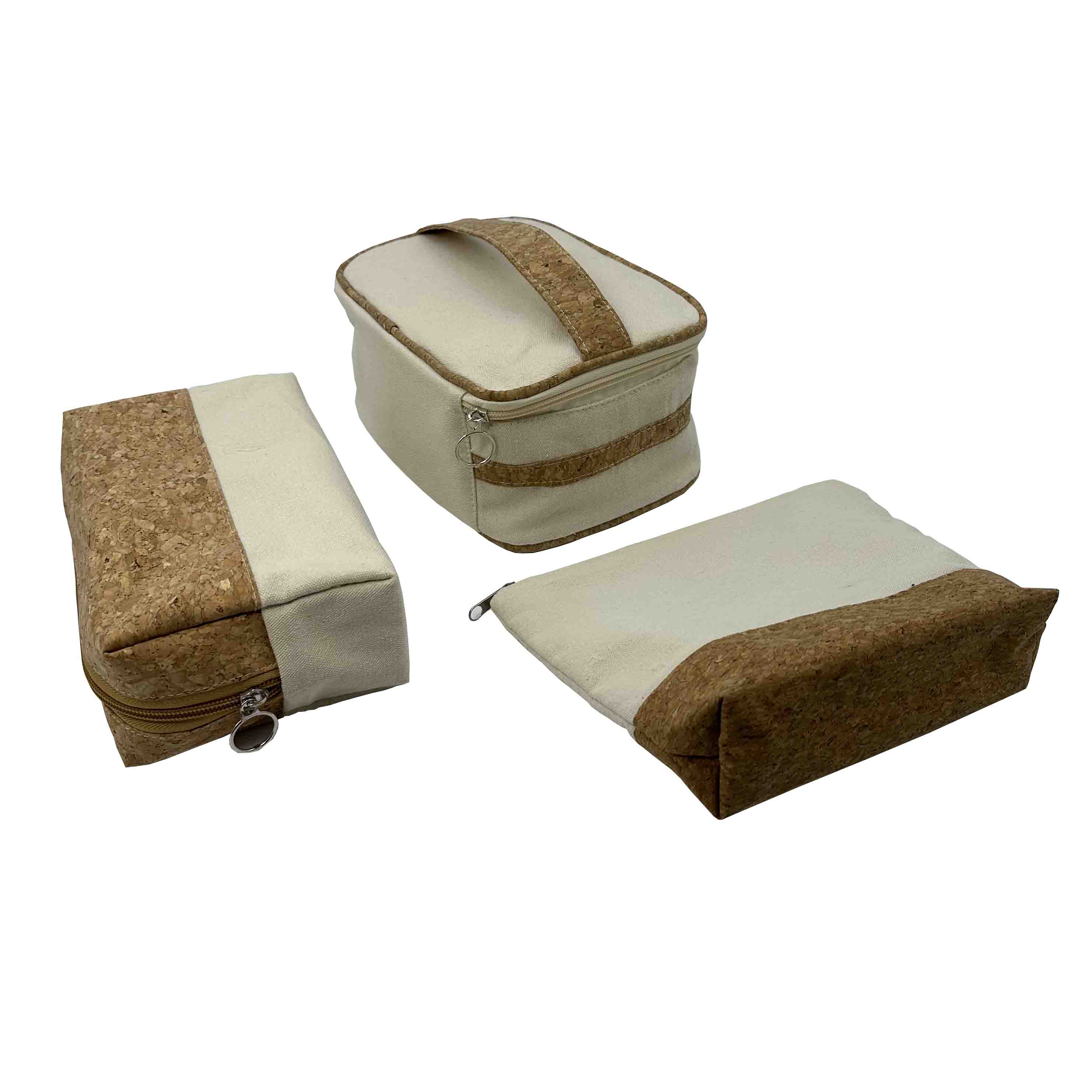New Useful Canvas Makeup Zipper Bag Three-piece
