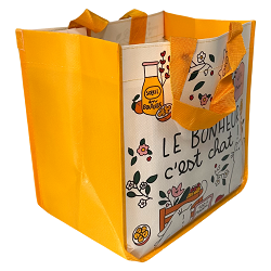 Non-woven coated handbag