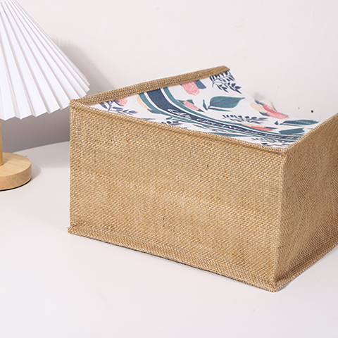 Waterproof Jute Burlap Tote Bag