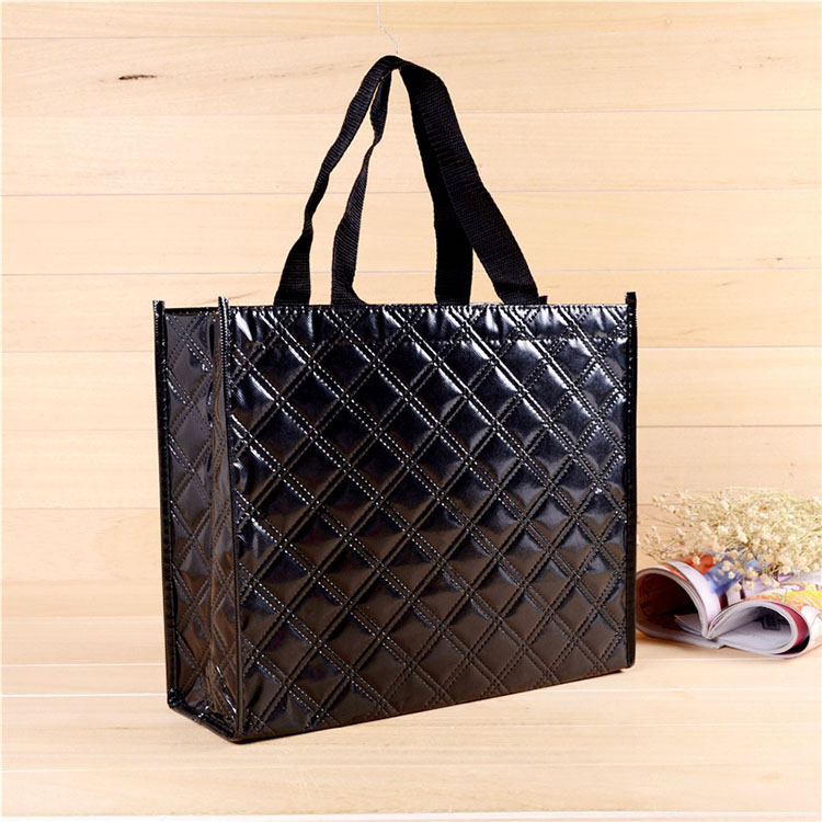 Metallic Laminated Non Woven Tote Bag