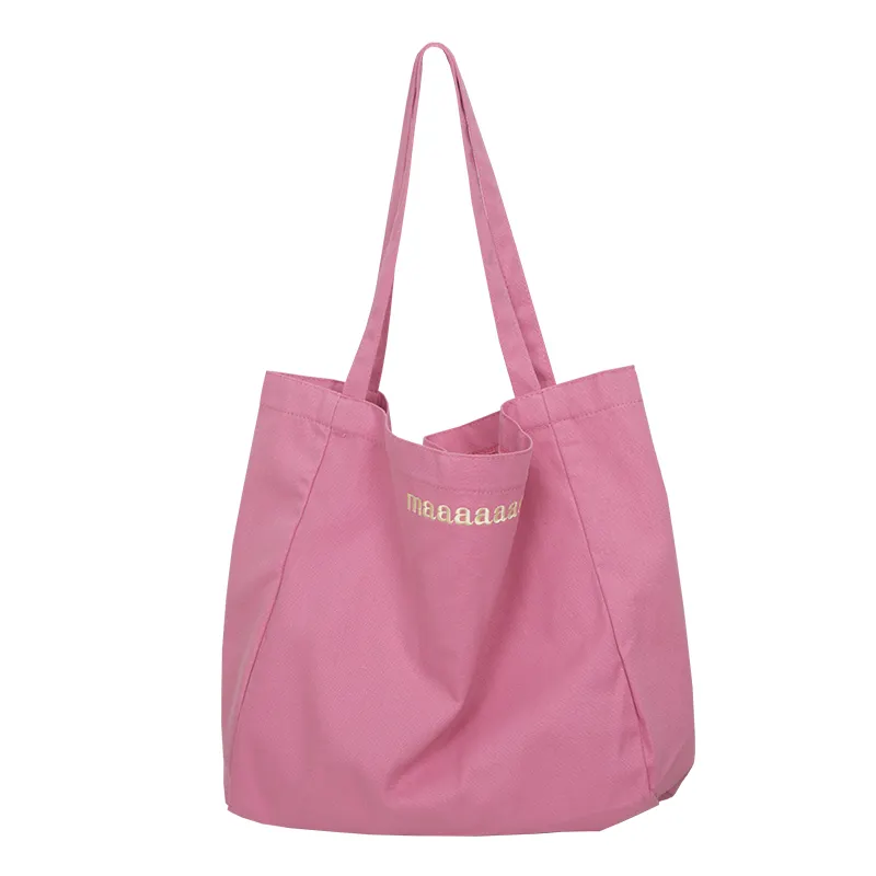 Marked Shopping Canvas Cotton Woven Handbag Shopping Bulk Shopping Bag
