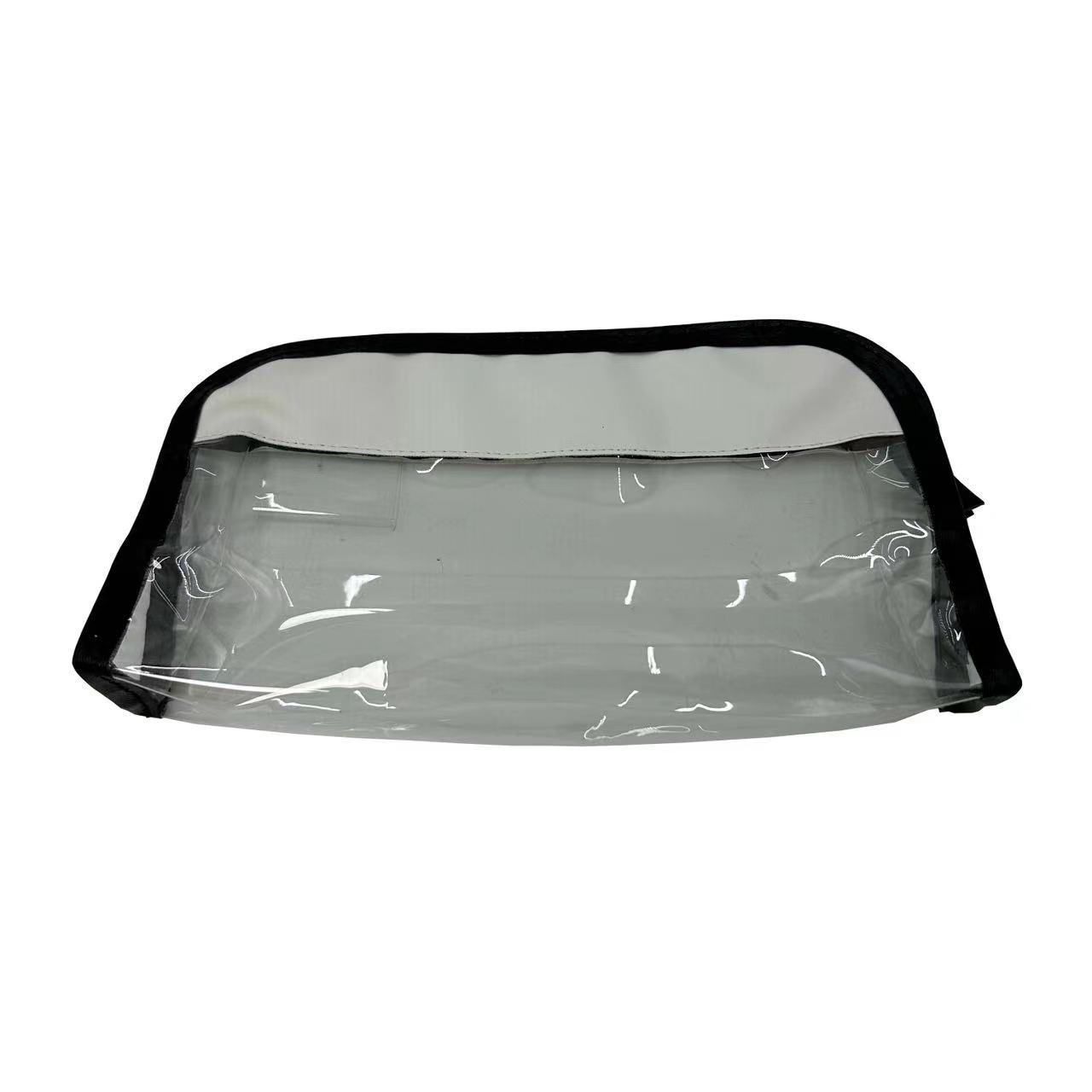 Cosmetic organizing bags with zipper