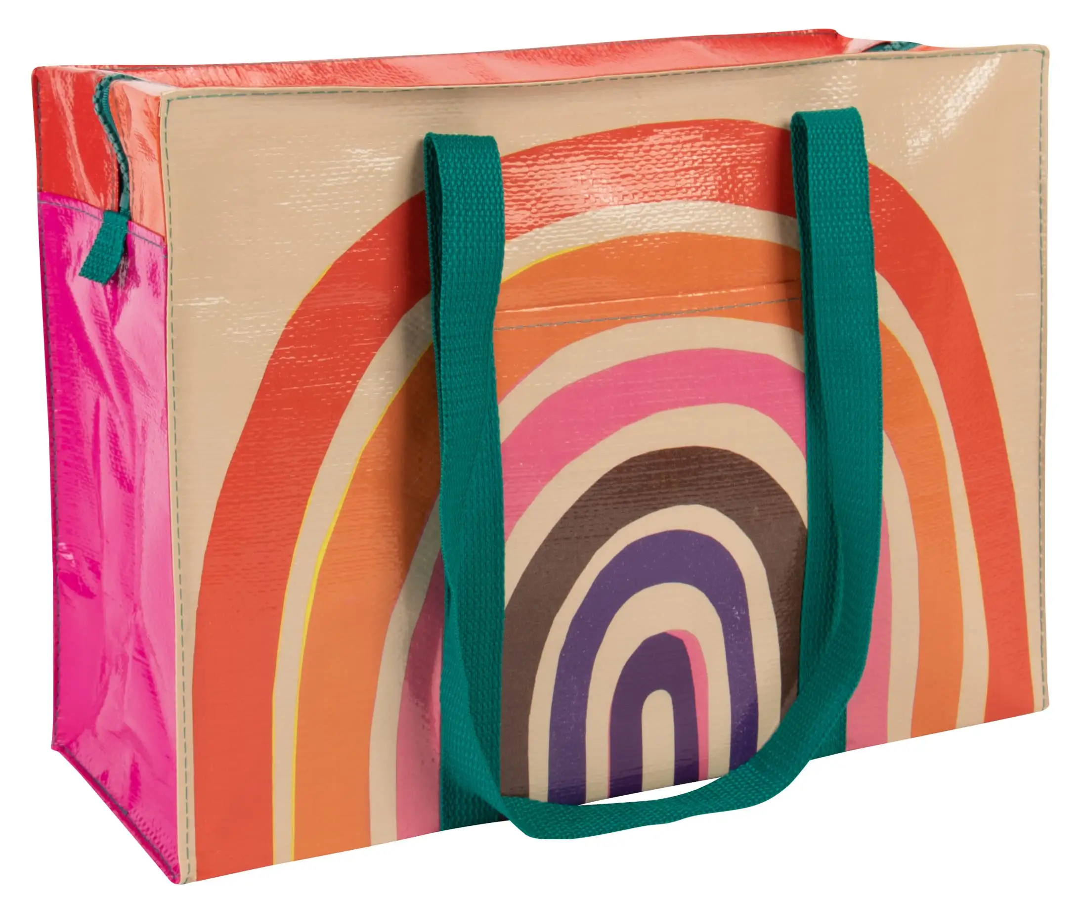 Customized Wholesale Shopping Handbags, PP Laminated Shopping Bags, Reusable Fashionable PP Non-woven Bags, Moon Shopping Straps, Zippers
