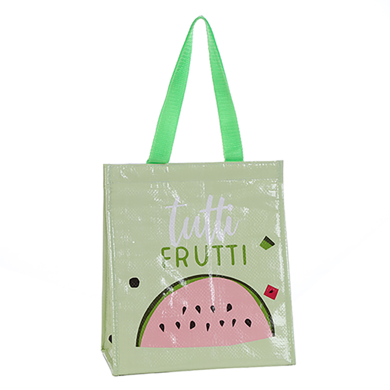 Laminted PP Woven Cooler Tote Bag