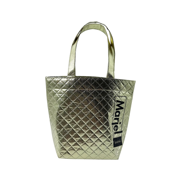 Reusable Laminated Non-Woven Shiny Gift Bag Shopping Bag