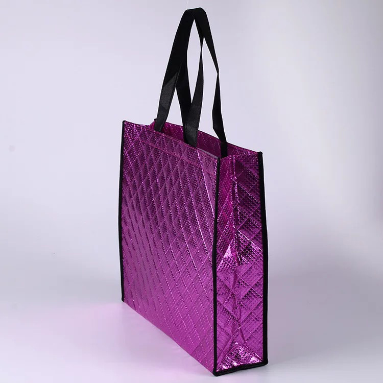 Metallic Laminated Non Woven Tote Bag