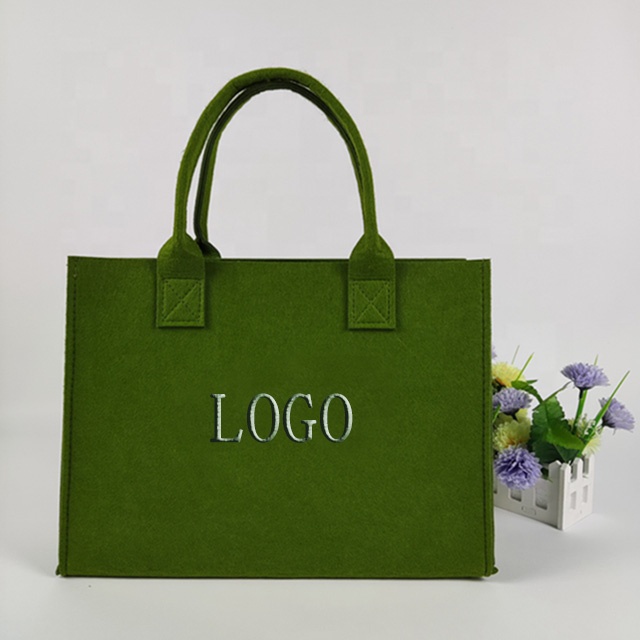Tote Bags With Rope Handle Portable Tote Bag With Felt