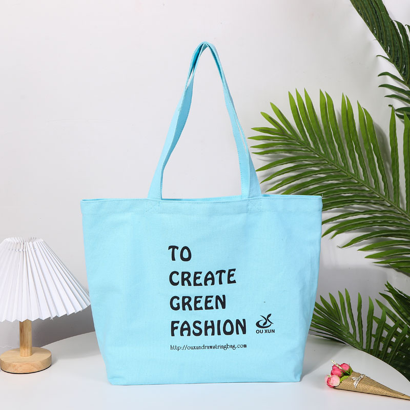 Large Capacity Cotton Canvas Tote Bag