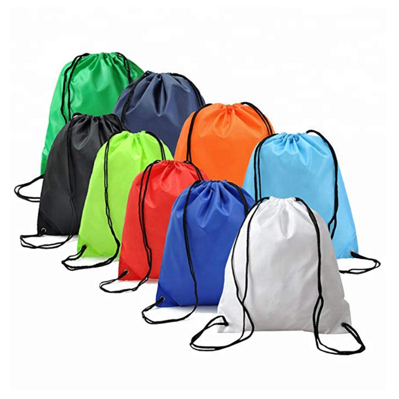 190t Waterproof Polyester Drawstring Bag