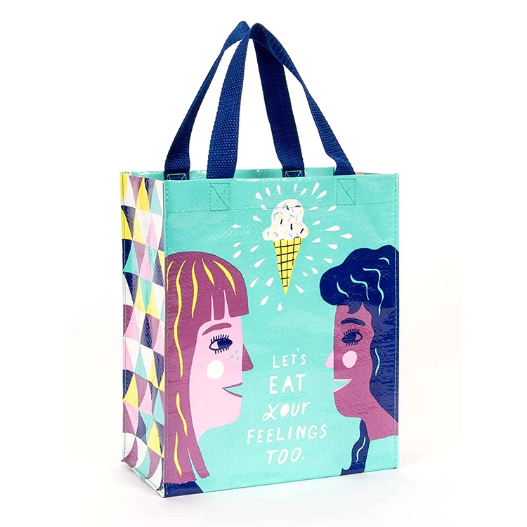 Printed PP Woven Shopping Tote Bag