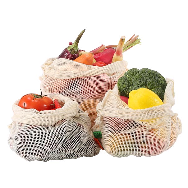 Vegetable Mesh Drawstring Bag