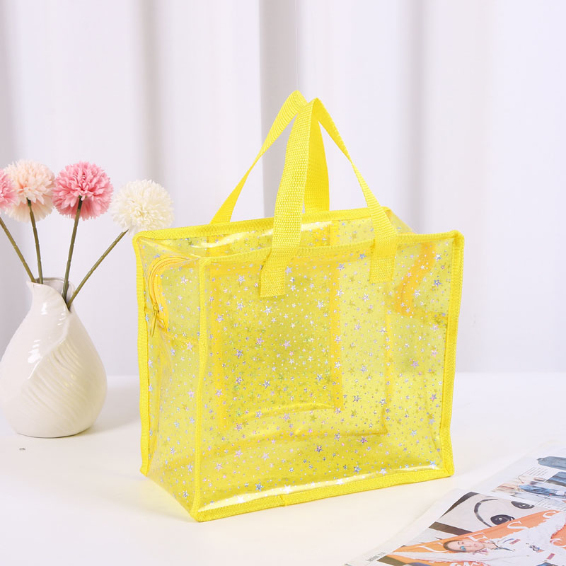 Travel Packaging PVC Zipper Tote Bag
