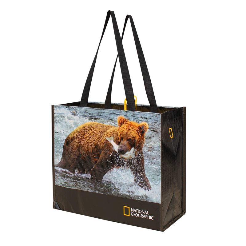 Laminated Rpet Plastic Tote Bag