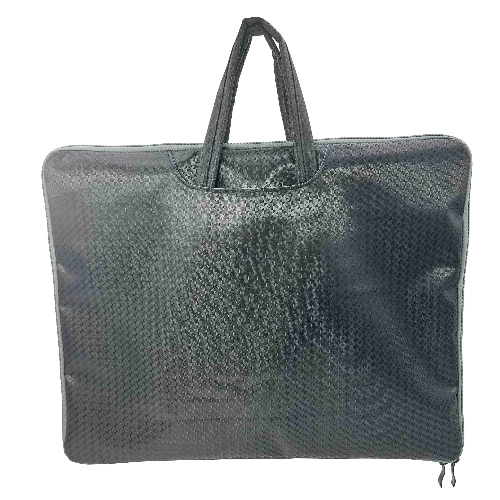 Art Collection Drawing Sketch Bag with Handle, with Zipper and Pocket, Suitable for Student Artists in Black