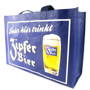PP woven laminated grocery printed tote bag