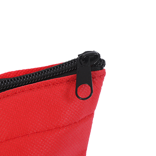 Gray-red Cooler Tote Bag