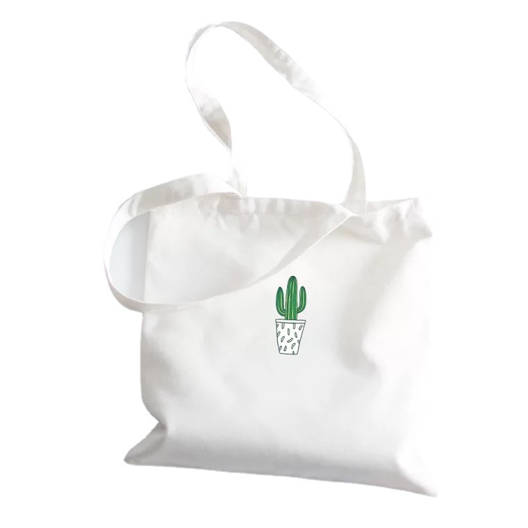 Cotton Grocery Tote Canvas Bag